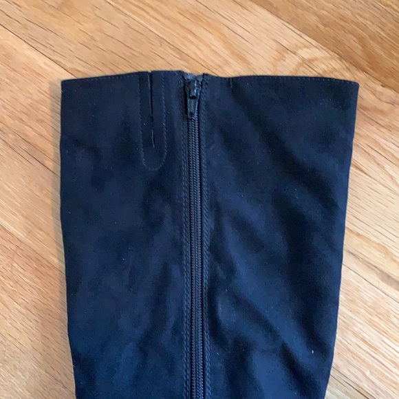 Black Heeled Knee High Boots - Picture 8 of 8